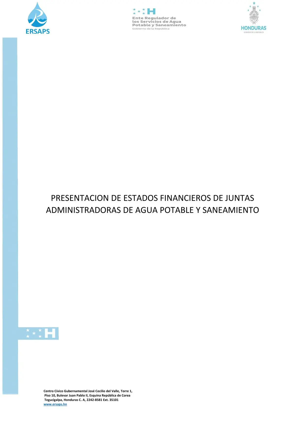 Manual presentación estados financieros